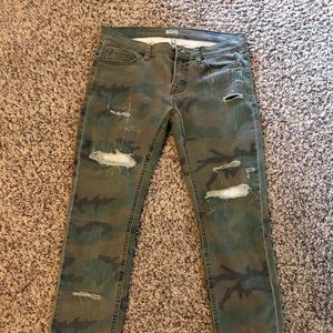 BDG camo ripped jeans